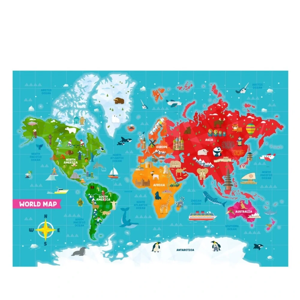 Chuckle & Roar 4 -Pack Jigsaw Puzzles‎ for Kids Age 3-6+